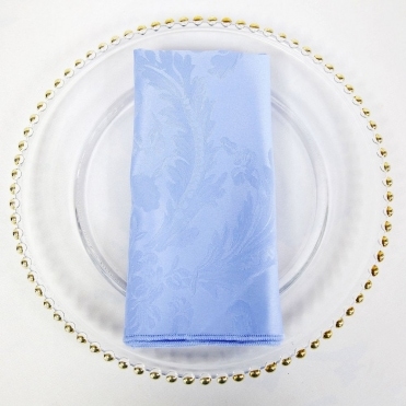 Damask Napkin Pale Blue