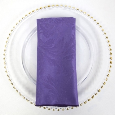 Damask Napkin Purple