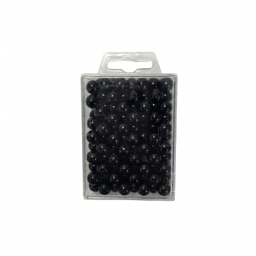 Decorative Pearl Beads Black 10mm