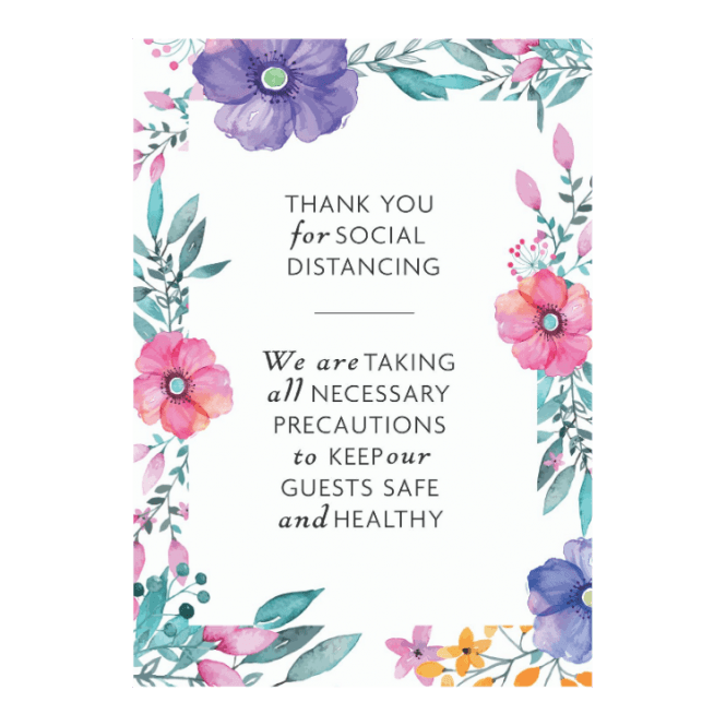 Social Distance Sign 04
