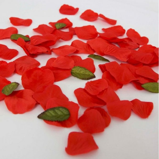 Eleganza Rose Petals Red 164pc