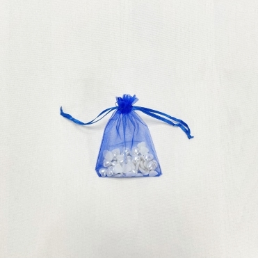 Essential Sheer Organza favour Bags Royal Blue 9x12cm - Pack of 100
