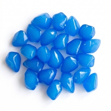 Floating Acrylic Stones Blue 100 Pack