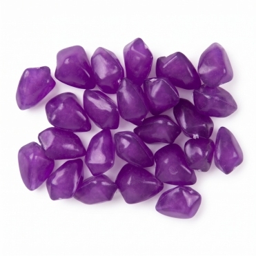 Floating Acrylic Stones Purple 100 Pack