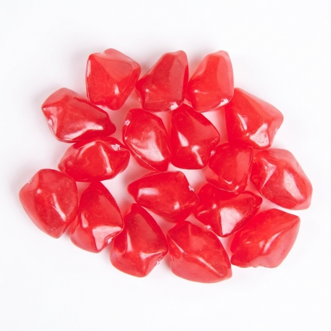 Floating Acrylic Stones Red 100 Pack