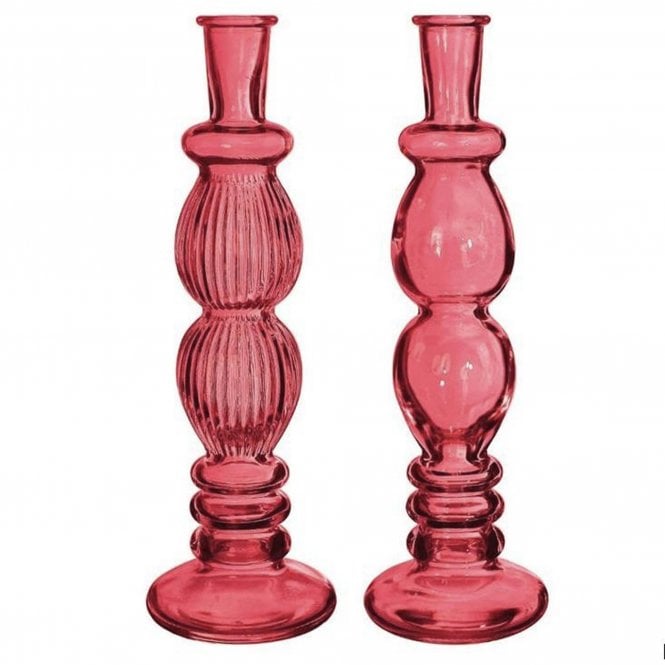 Florence Vase Set of 2 Watermelon Pink 28cm