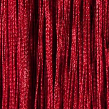 Fringe Curtains Red
