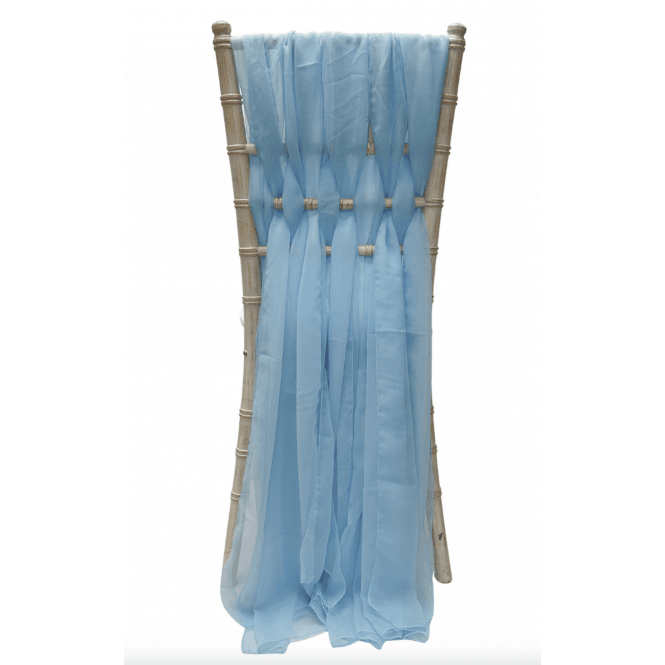 Georgette Chiffon Drape Weave Set of 4 Dark Sage
