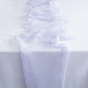 Georgette Chiffon Table Runner Large 35cm x 468cm - Lilac (No.29)