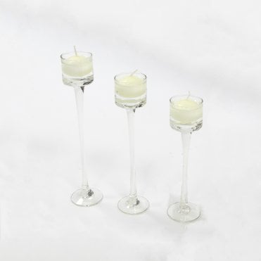Glass 3 Tier Tealight Holders