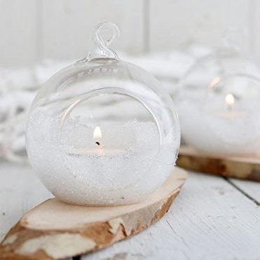 Glass Tealighting Hanging Voltive 8cm 28050 Pack Of 6