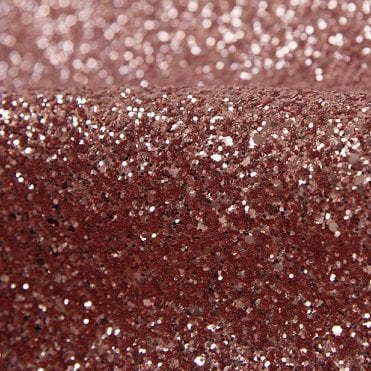 Glitter Fabric Rose Gold 1.38m Wide
