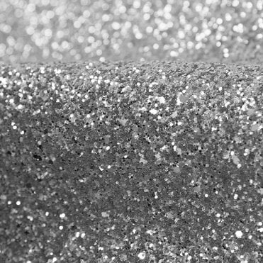 Glitter Fabric Silver 1.38m Wide
