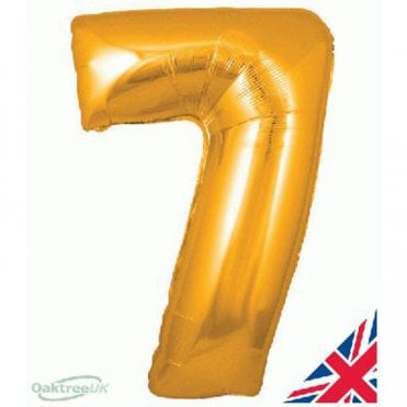 Gold Balloon Number 7