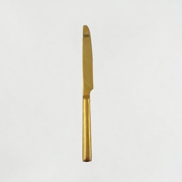 Gold Dinner Knife 10 Pack