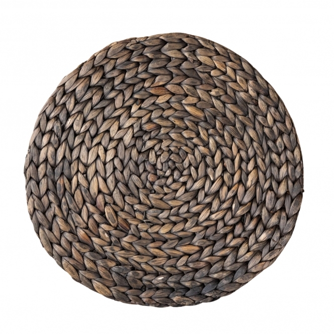 Hyacinth Water Place Mat 33cm Dark Brown