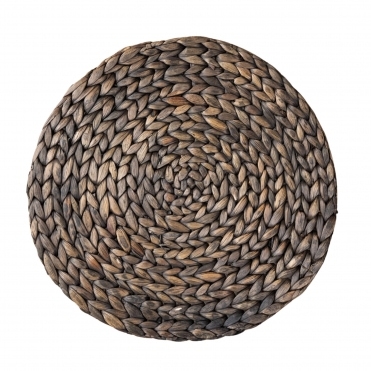 Hyacinth Water Place Mat 33cm Dark Brown
