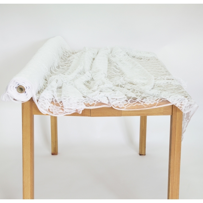 Lace Fabric White