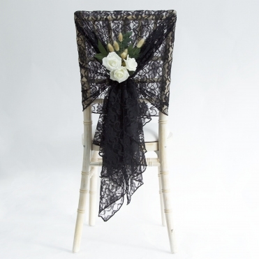 Lace Hood Black - Pack of 100