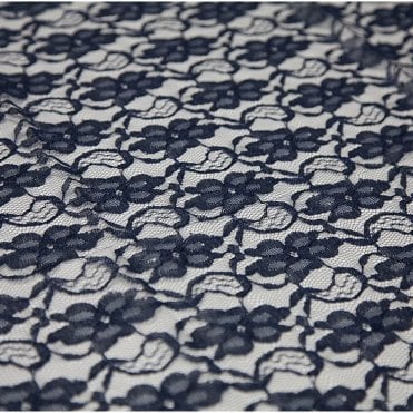 CHAIRCOVER DEPOT Lace Overlay Navy