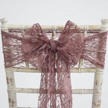Lace Sash Burlwood