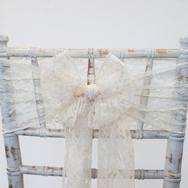 Lace Sash Ivory