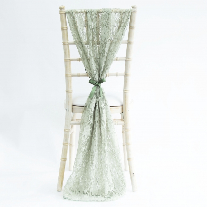 Lace Vertical Drapes Sage