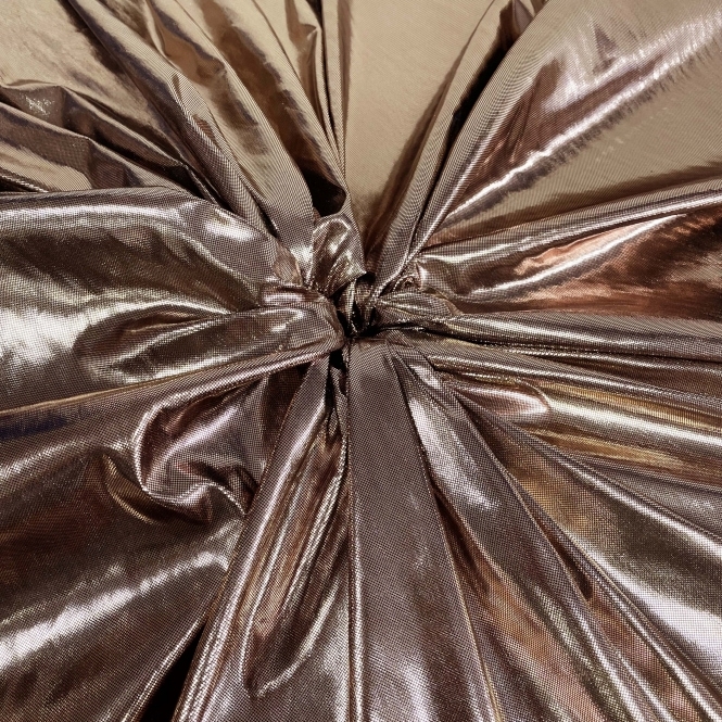 Lame Fabric Rose Gold