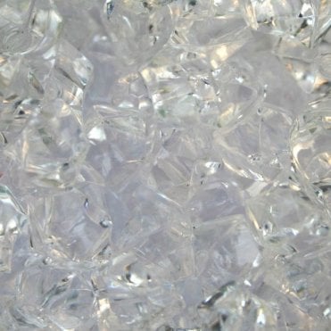 Large Acrylic Coloured Stones - Clear