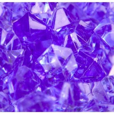 Large Acrylic Coloured Stones - Purple