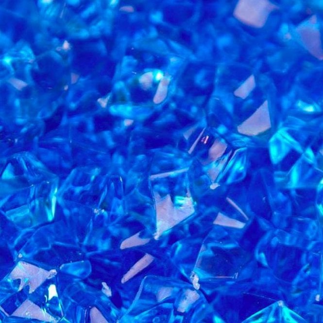 Large Acrylic Coloured Stones - Royal Blue
