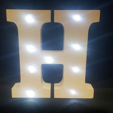 Led Letters H