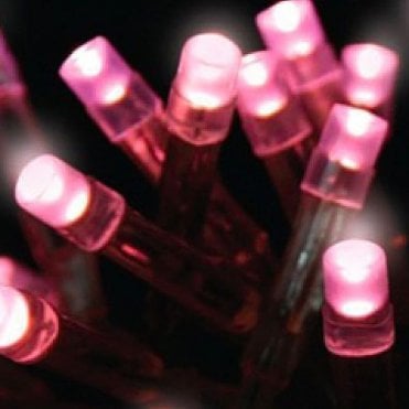Led String Fairy Lights - 20 Leds Pink