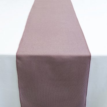 Linen Runner Mauve