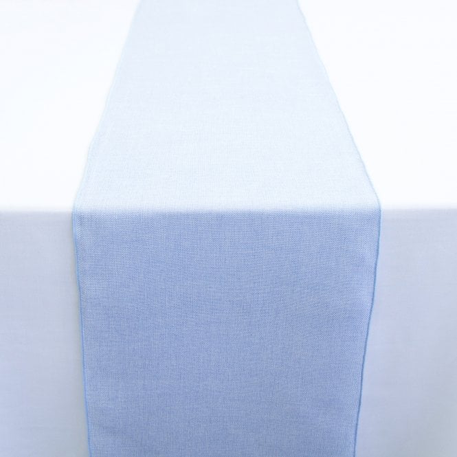 Linen Runner Pale Blue
