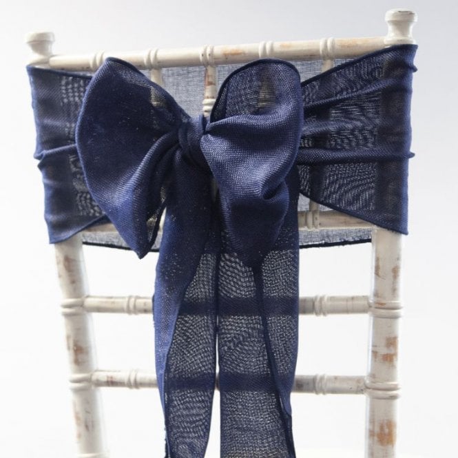 Linen Sash Navy