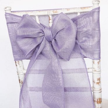 Linen Sash Victorian Lilac