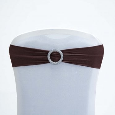 Lycra Band With Buckle Chocolate