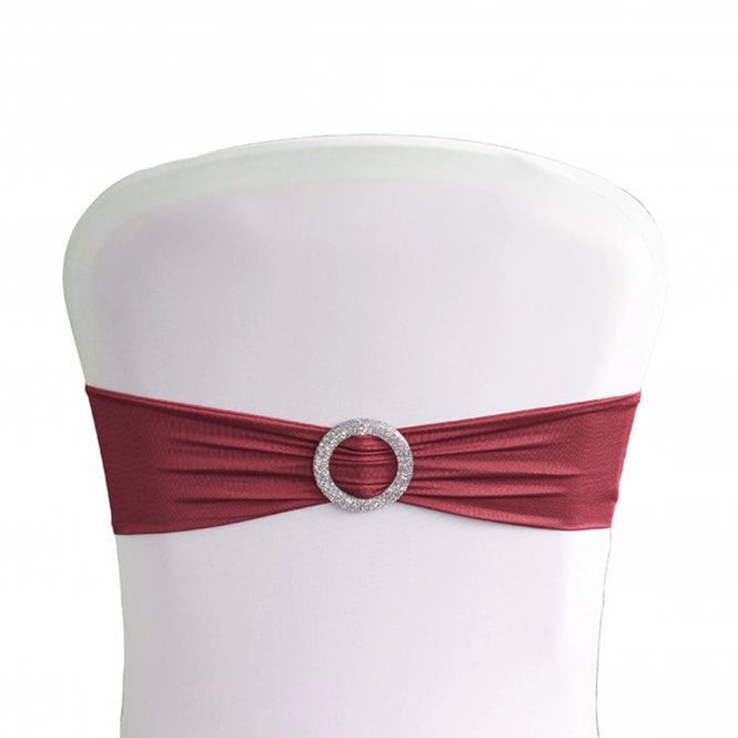 Lycra Band With Buckle Garnet