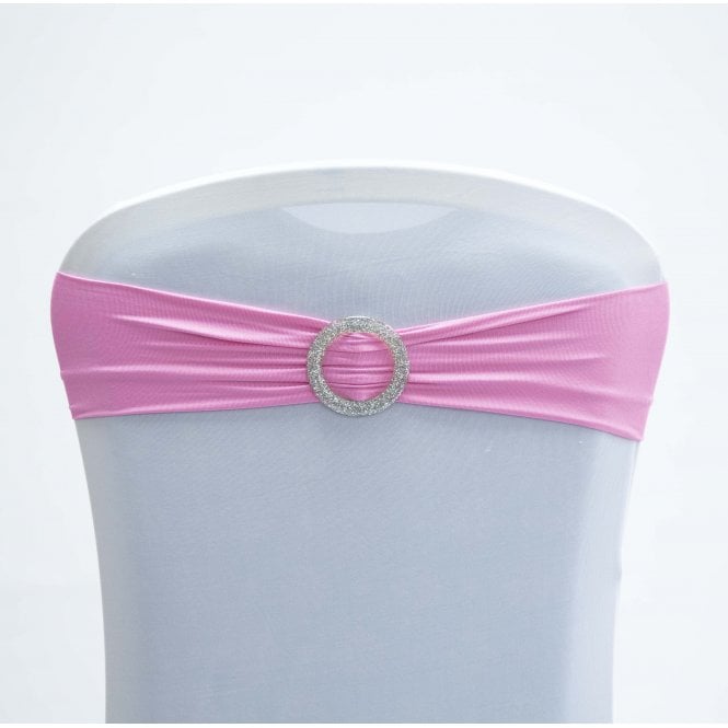 Lycra Band With Buckle Pink