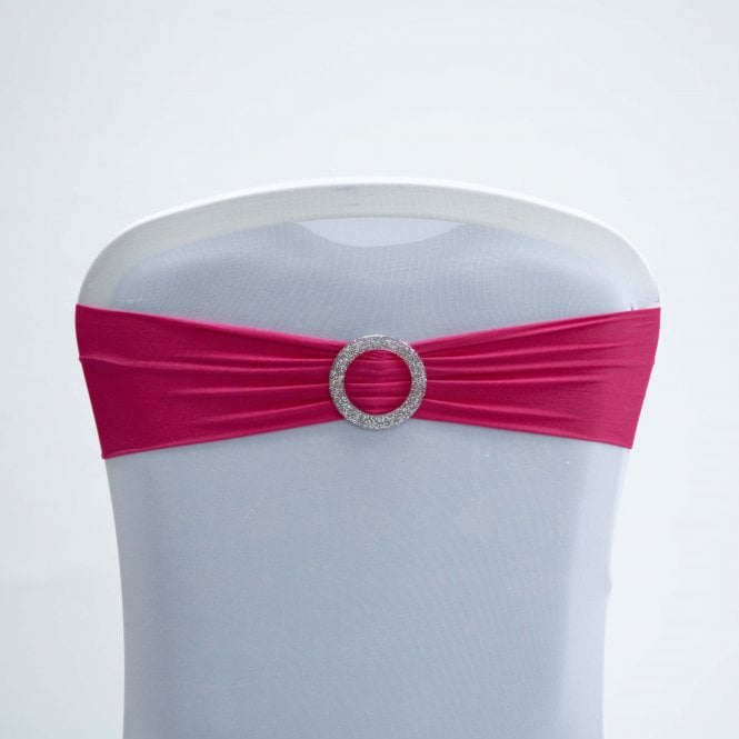 Lycra Band with Buckle Raspberry