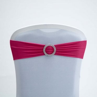 Lycra Band with Buckle Raspberry