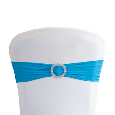 Lycra Band With Buckle Turquoise