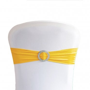 Lycra Band With Buckle Yellow