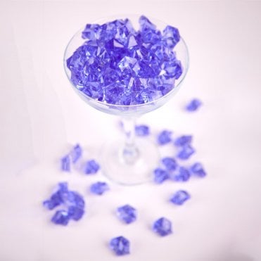 Medium Acrylic Coloured Stones - Dark Purple