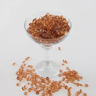 Medium Scatter Crystals 10mm Light Coffee - 1kg
