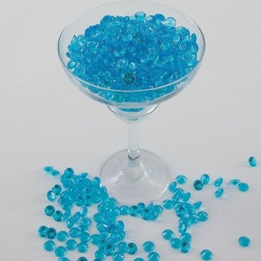 Medium Scatter Crystals 10mm Turquoise - 1kg
