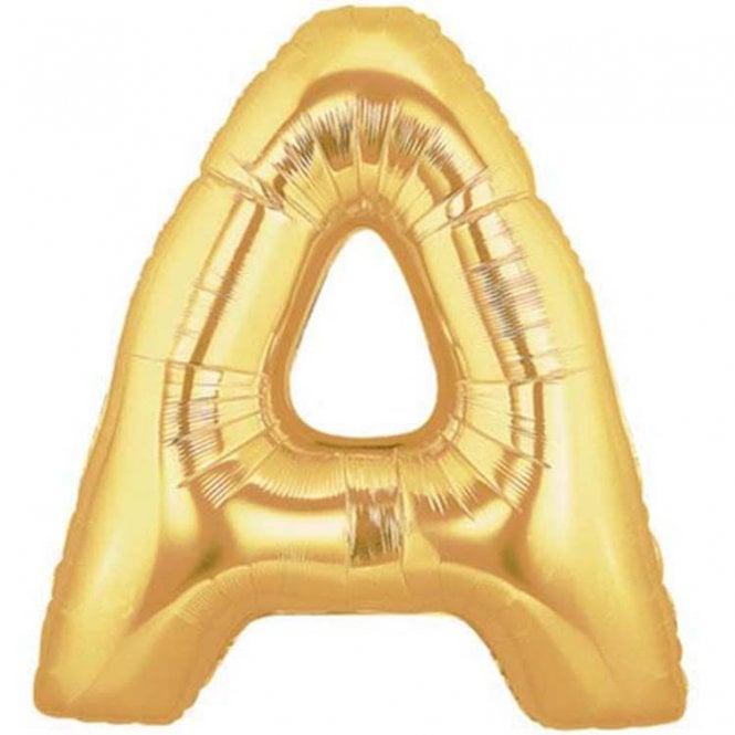 Megaloon Gold Letter A