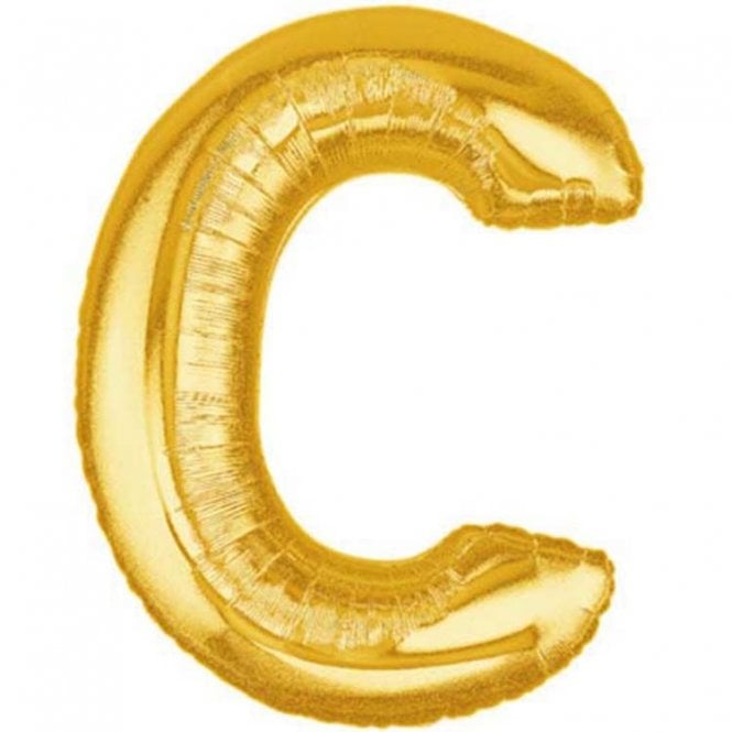 Megaloon Gold Letter C