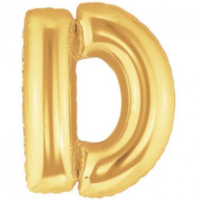 Megaloon Gold Letter D